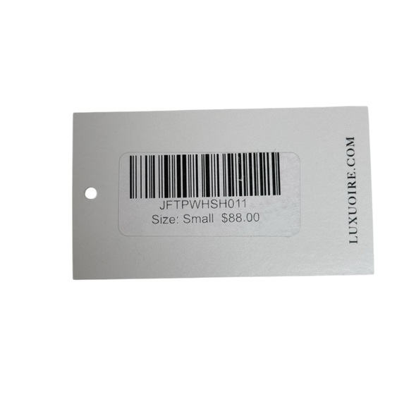 Luxuoire Cropped Off the Shoulder Top with Bling - S - Picture 15 of 16